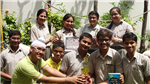 Shubham,Balpreet,Sujoy,Yash,Shubham,Saiyam,Akansha,Simra,Eshal adn Charu, First in Inter School Fiesta Literica( English Festival)